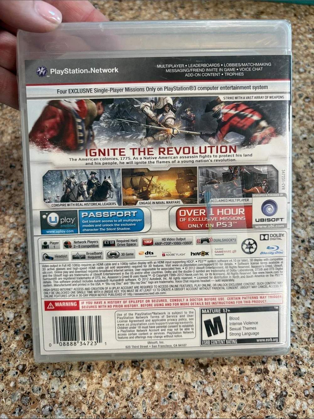Assassin's Creed III (PS3) - sealed